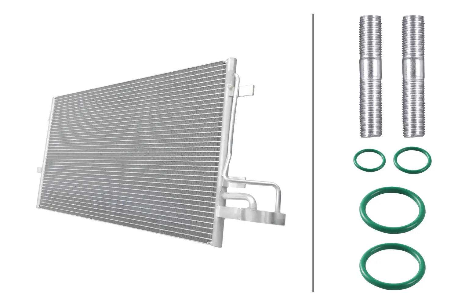Kondensator, Klimaanlage HELLA 8FC 366 220-731
