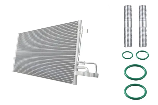 Kondensator, Klimaanlage HELLA 8FC 366 220-731 Bild Kondensator, Klimaanlage HELLA 8FC 366 220-731