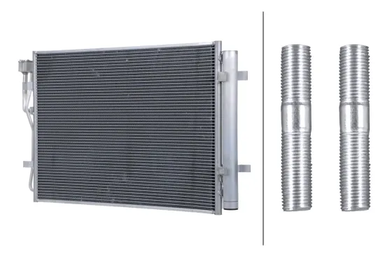 Kondensator, Klimaanlage HELLA 8FC 366 220-801 Bild Kondensator, Klimaanlage HELLA 8FC 366 220-801