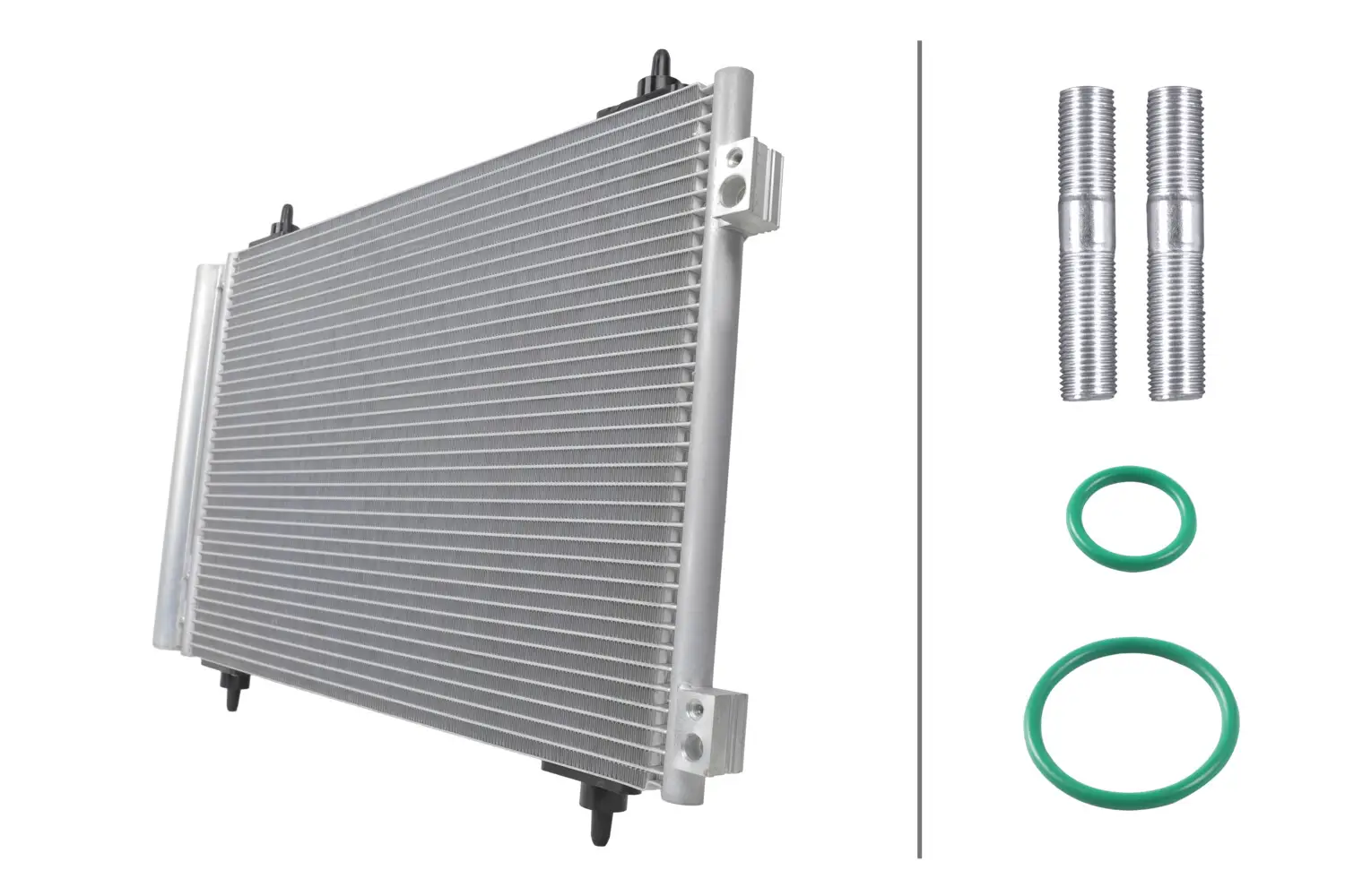 Kondensator, Klimaanlage HELLA 8FC 366 220-821