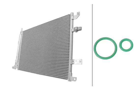 Kondensator, Klimaanlage HELLA 8FC 366 220-851 Bild Kondensator, Klimaanlage HELLA 8FC 366 220-851