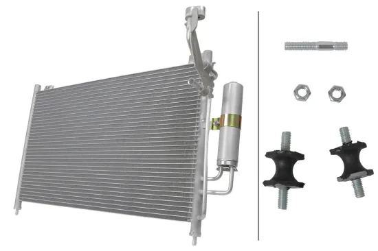 Kondensator, Klimaanlage HELLA 8FC 366 221-081 Bild Kondensator, Klimaanlage HELLA 8FC 366 221-081