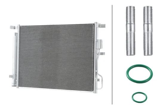 Kondensator, Klimaanlage HELLA 8FC 366 221-091 Bild Kondensator, Klimaanlage HELLA 8FC 366 221-091