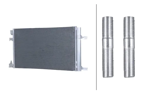 Kondensator, Klimaanlage HELLA 8FC 366 221-151 Bild Kondensator, Klimaanlage HELLA 8FC 366 221-151