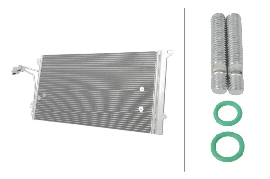 Kondensator, Klimaanlage HELLA 8FC 366 221-191 Bild Kondensator, Klimaanlage HELLA 8FC 366 221-191