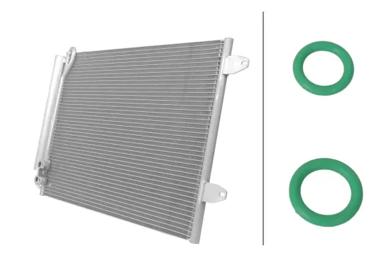 Kondensator, Klimaanlage HELLA 8FC 366 221-211 Bild Kondensator, Klimaanlage HELLA 8FC 366 221-211