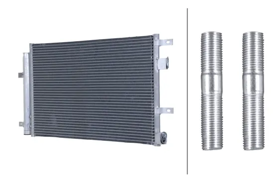 Kondensator, Klimaanlage HELLA 8FC 366 221-251 Bild Kondensator, Klimaanlage HELLA 8FC 366 221-251