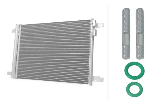 Kondensator, Klimaanlage HELLA 8FC 366 221-401 Bild Kondensator, Klimaanlage HELLA 8FC 366 221-401