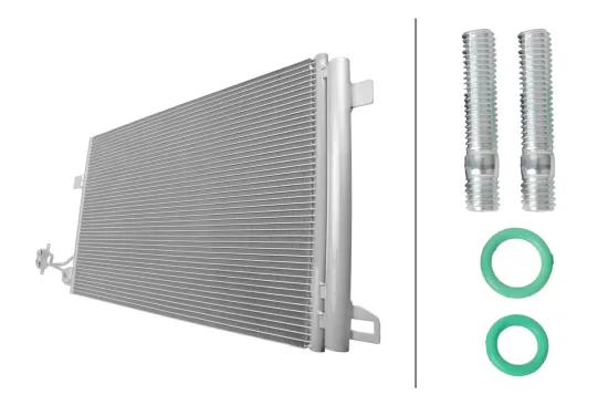 Kondensator, Klimaanlage HELLA 8FC 366 221-411 Bild Kondensator, Klimaanlage HELLA 8FC 366 221-411