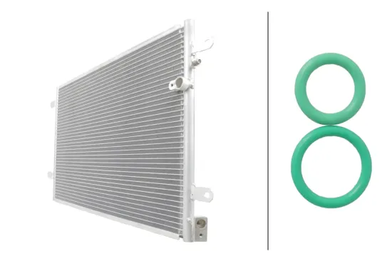 Kondensator, Klimaanlage HELLA 8FC 366 221-501 Bild Kondensator, Klimaanlage HELLA 8FC 366 221-501