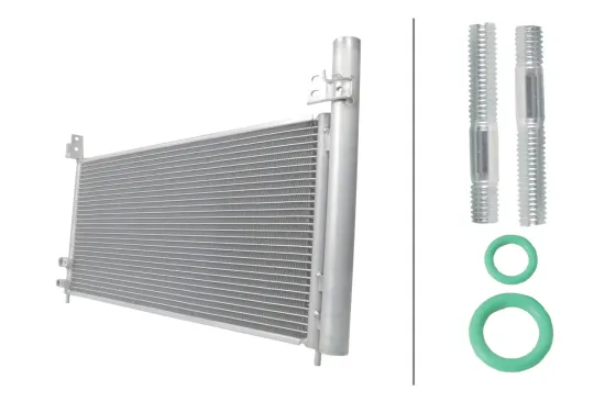 Kondensator, Klimaanlage HELLA 8FC 366 221-531 Bild Kondensator, Klimaanlage HELLA 8FC 366 221-531