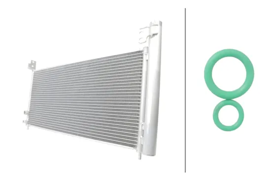 Kondensator, Klimaanlage HELLA 8FC 366 221-711 Bild Kondensator, Klimaanlage HELLA 8FC 366 221-711