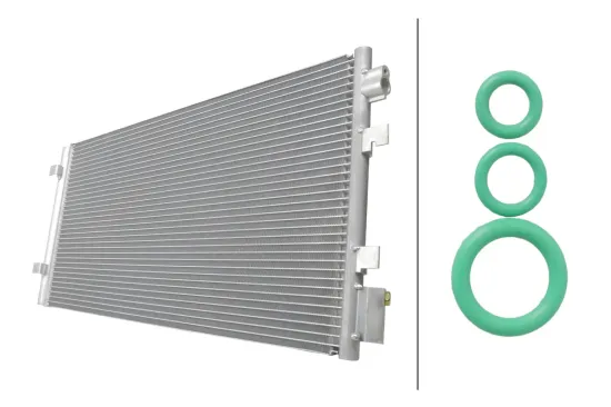 Kondensator, Klimaanlage HELLA 8FC 366 221-731 Bild Kondensator, Klimaanlage HELLA 8FC 366 221-731
