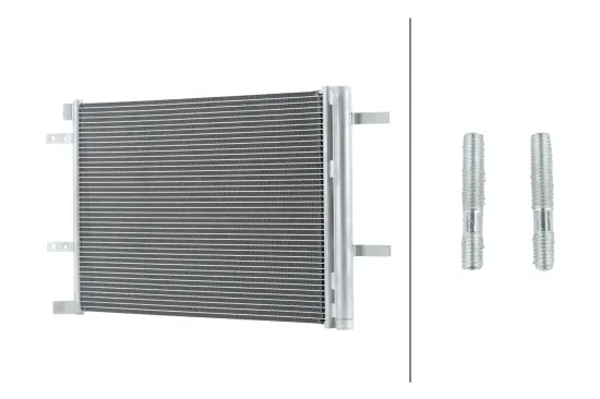 Kondensator, Klimaanlage HELLA 8FC 366 221-811 Bild Kondensator, Klimaanlage HELLA 8FC 366 221-811