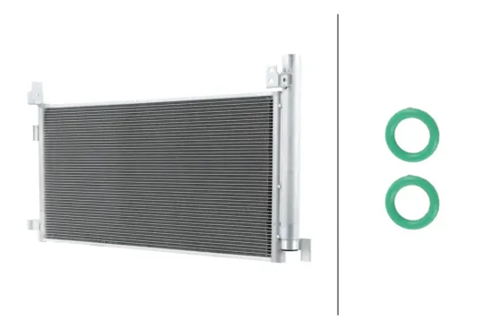 Kondensator, Klimaanlage HELLA 8FC 366 221-961 Bild Kondensator, Klimaanlage HELLA 8FC 366 221-961