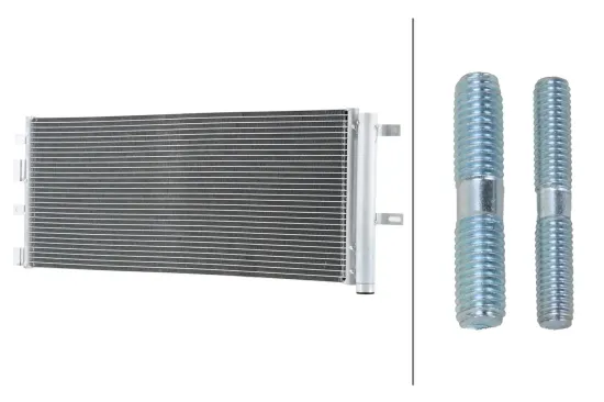 Kondensator, Klimaanlage HELLA 8FC 366 222-071 Bild Kondensator, Klimaanlage HELLA 8FC 366 222-071