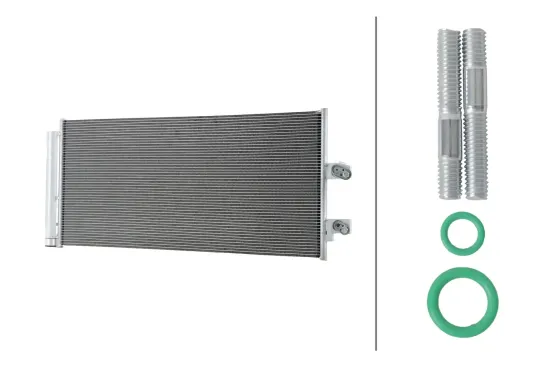 Kondensator, Klimaanlage HELLA 8FC 366 222-221 Bild Kondensator, Klimaanlage HELLA 8FC 366 222-221