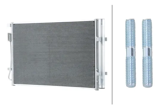 Kondensator, Klimaanlage HELLA 8FC 366 222-311 Bild Kondensator, Klimaanlage HELLA 8FC 366 222-311