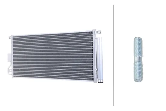 Kondensator, Klimaanlage HELLA 8FC 366 222-341 Bild Kondensator, Klimaanlage HELLA 8FC 366 222-341
