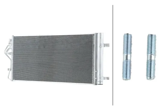 Kondensator, Klimaanlage HELLA 8FC 366 222-351 Bild Kondensator, Klimaanlage HELLA 8FC 366 222-351