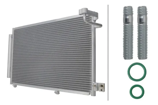 Kondensator, Klimaanlage HELLA 8FC 366 222-691 Bild Kondensator, Klimaanlage HELLA 8FC 366 222-691
