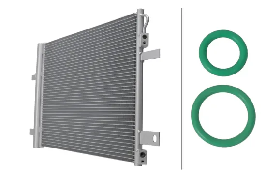 Kondensator, Klimaanlage HELLA 8FC 366 222-741 Bild Kondensator, Klimaanlage HELLA 8FC 366 222-741
