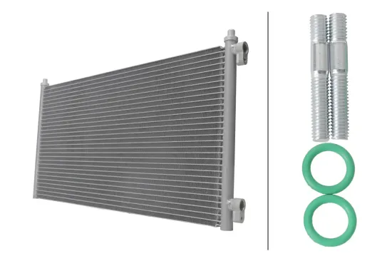 Kondensator, Klimaanlage HELLA 8FC 366 222-801 Bild Kondensator, Klimaanlage HELLA 8FC 366 222-801
