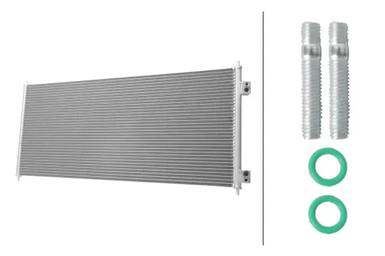Kondensator, Klimaanlage HELLA 8FC 366 222-831 Bild Kondensator, Klimaanlage HELLA 8FC 366 222-831