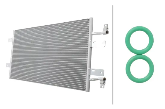 Kondensator, Klimaanlage HELLA 8FC 366 222-841 Bild Kondensator, Klimaanlage HELLA 8FC 366 222-841