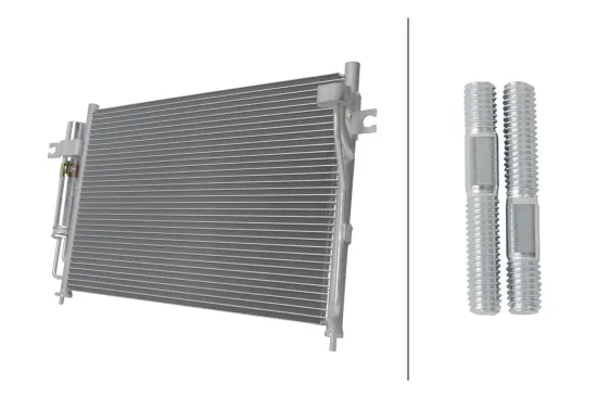 Kondensator, Klimaanlage HELLA 8FC 366 222-851 Bild Kondensator, Klimaanlage HELLA 8FC 366 222-851
