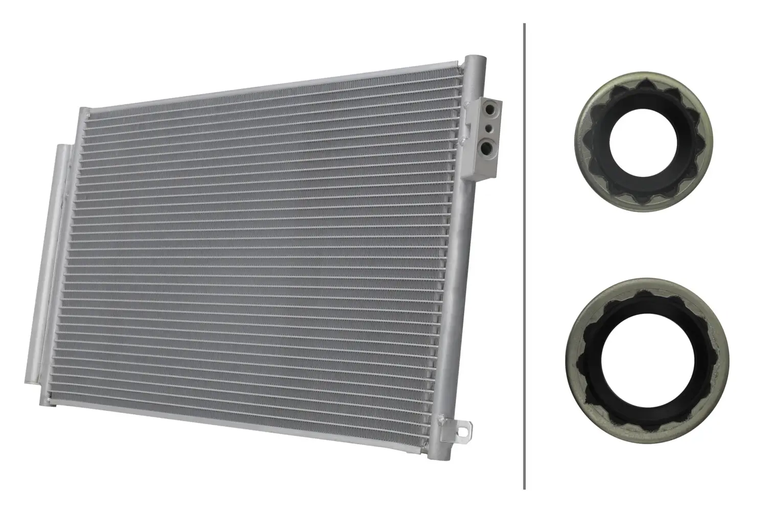 Kondensator, Klimaanlage HELLA 8FC 366 222-981