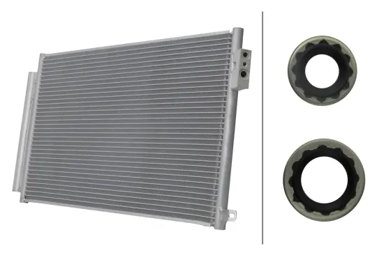 Kondensator, Klimaanlage HELLA 8FC 366 222-981 Bild Kondensator, Klimaanlage HELLA 8FC 366 222-981