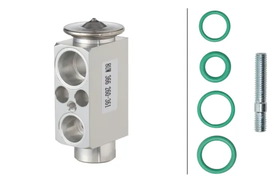 Expansionsventil, Klimaanlage HELLA 8UW 366 260-361 Bild Expansionsventil, Klimaanlage HELLA 8UW 366 260-361