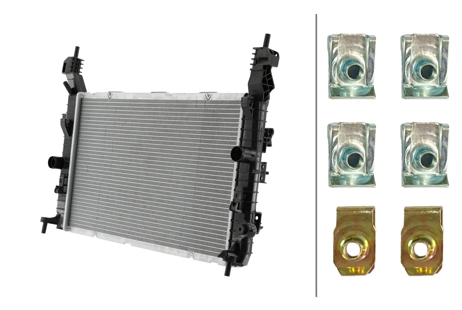 Kühler, Motorkühlung HELLA 8MK 366 301-211