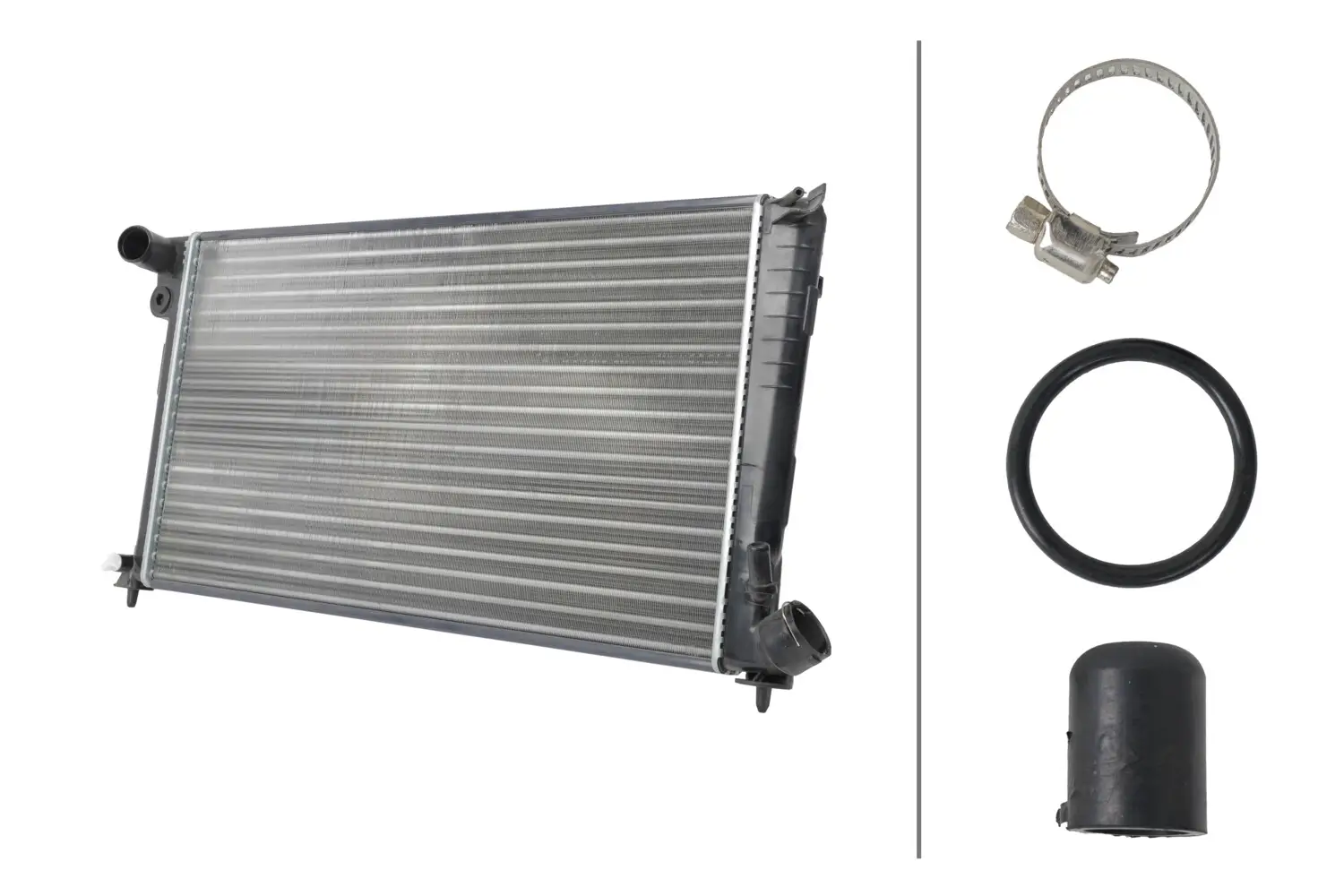 Kühler, Motorkühlung HELLA 8MK 366 301-581