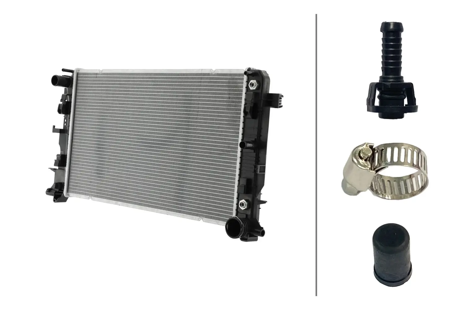 Kühler, Motorkühlung HELLA 8MK 366 301-671