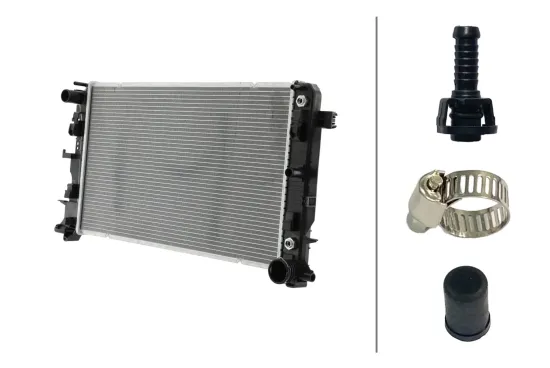 Kühler, Motorkühlung HELLA 8MK 366 301-671 Bild Kühler, Motorkühlung HELLA 8MK 366 301-671