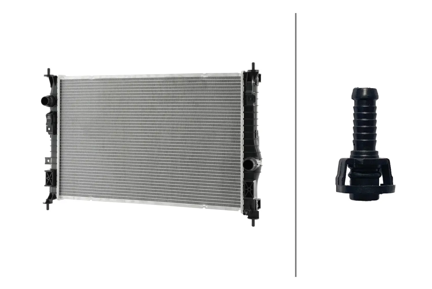 Kühler, Motorkühlung HELLA 8MK 366 301-731