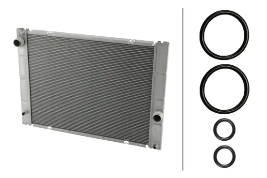 Kühler, Motorkühlung HELLA 8MK 366 302-101 Bild Kühler, Motorkühlung HELLA 8MK 366 302-101