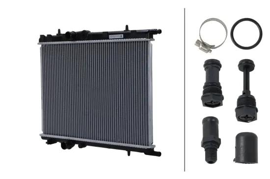 Kühler, Motorkühlung HELLA 8MK 366 302-691 Bild Kühler, Motorkühlung HELLA 8MK 366 302-691