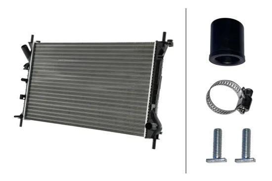 Kühler, Motorkühlung HELLA 8MK 366 304-811 Bild Kühler, Motorkühlung HELLA 8MK 366 304-811