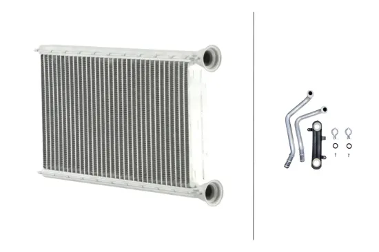 Wärmetauscher, Innenraumheizung HELLA 8FH 366 335-211 Bild Wärmetauscher, Innenraumheizung HELLA 8FH 366 335-211