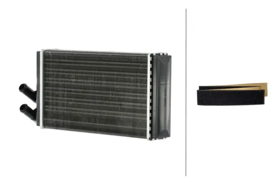 Wärmetauscher, Innenraumheizung HELLA 8FH 366 335-521 Bild Wärmetauscher, Innenraumheizung HELLA 8FH 366 335-521
