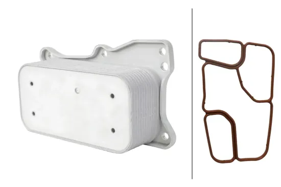 Ölkühler, Motoröl HELLA 8MO 366 360-721 Bild Ölkühler, Motoröl HELLA 8MO 366 360-721