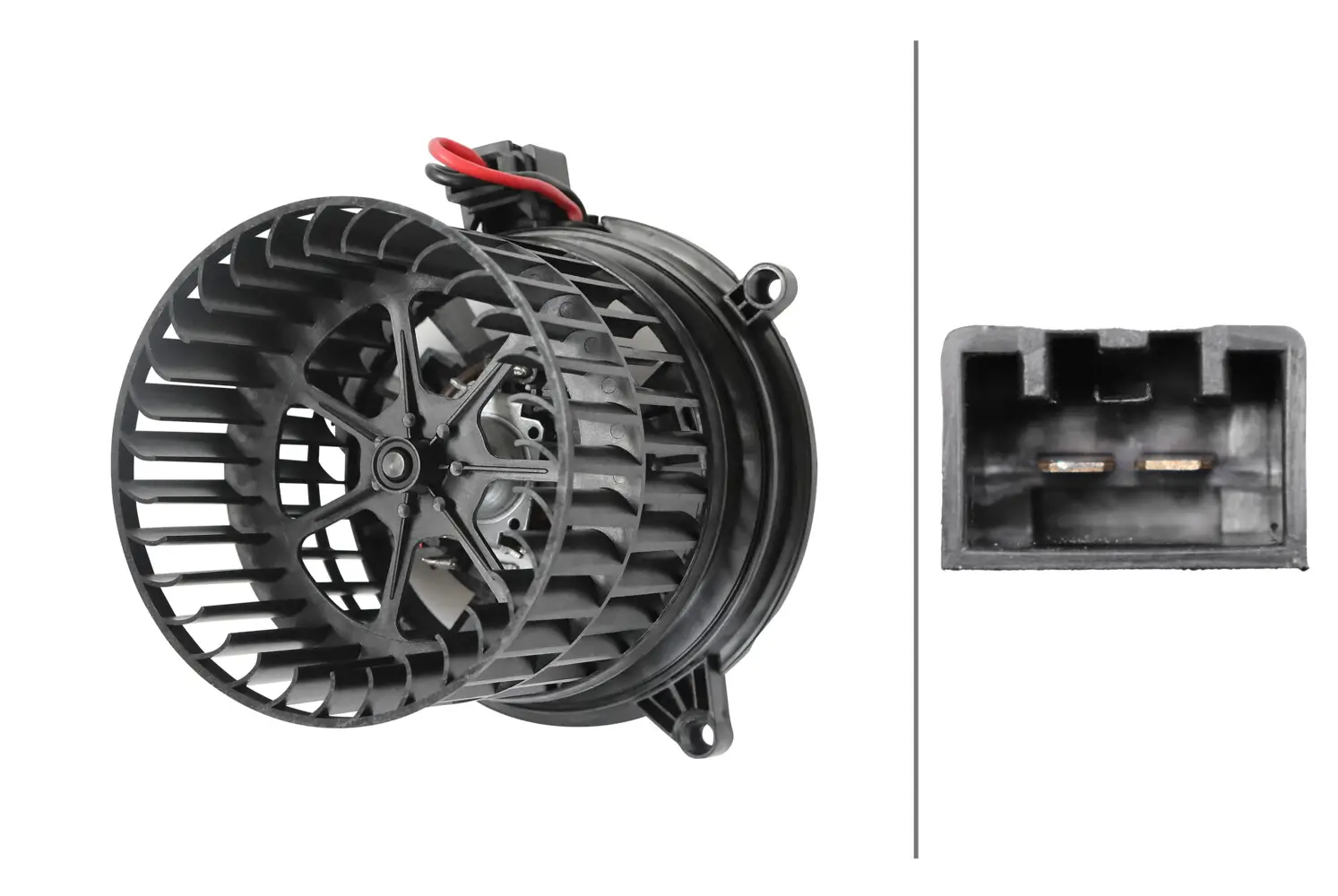 Innenraumgebläse 12 V HELLA 8EW 366 400-021