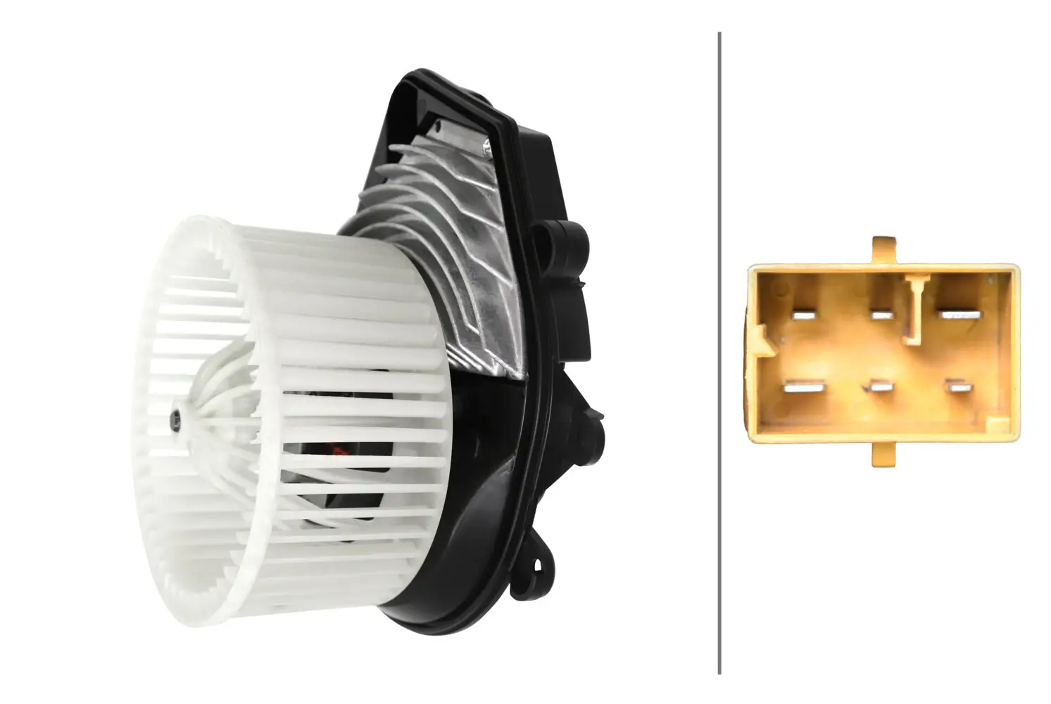 Innenraumgebläse 12 V HELLA 8EW 366 400-081