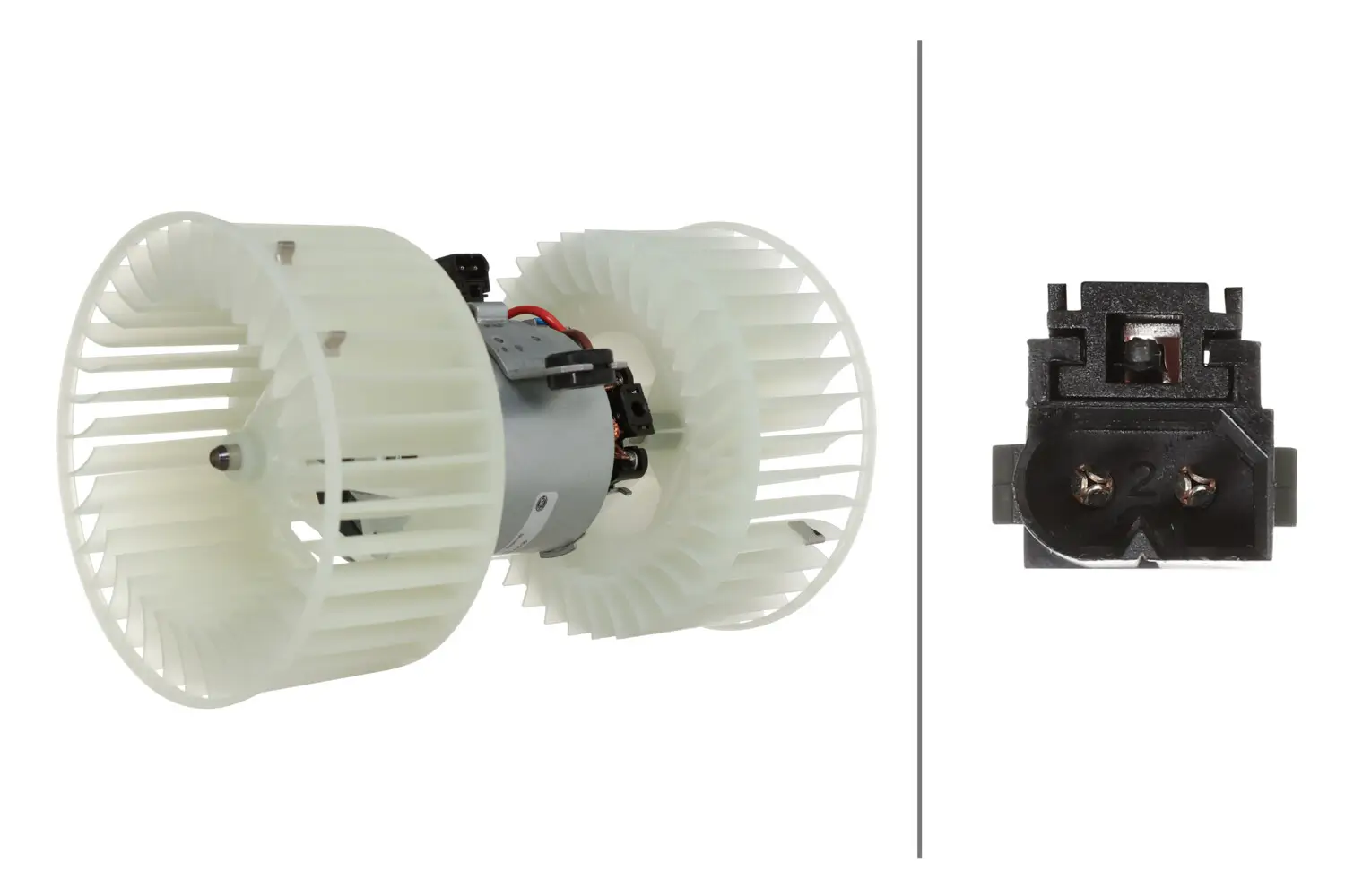 Innenraumgebläse 12 V HELLA 8EW 366 400-301