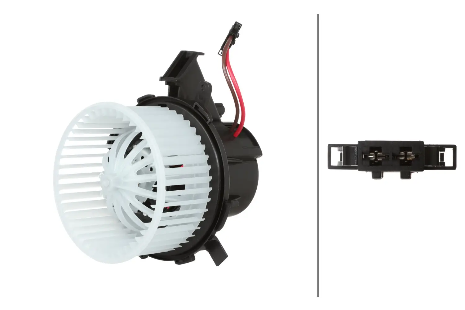 Innenraumgebläse 12 V HELLA 8EW 366 400-321