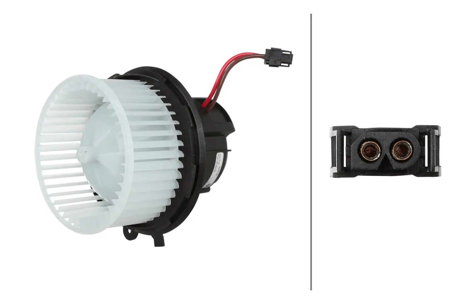 Innenraumgebläse 12 V HELLA 8EW 366 400-351