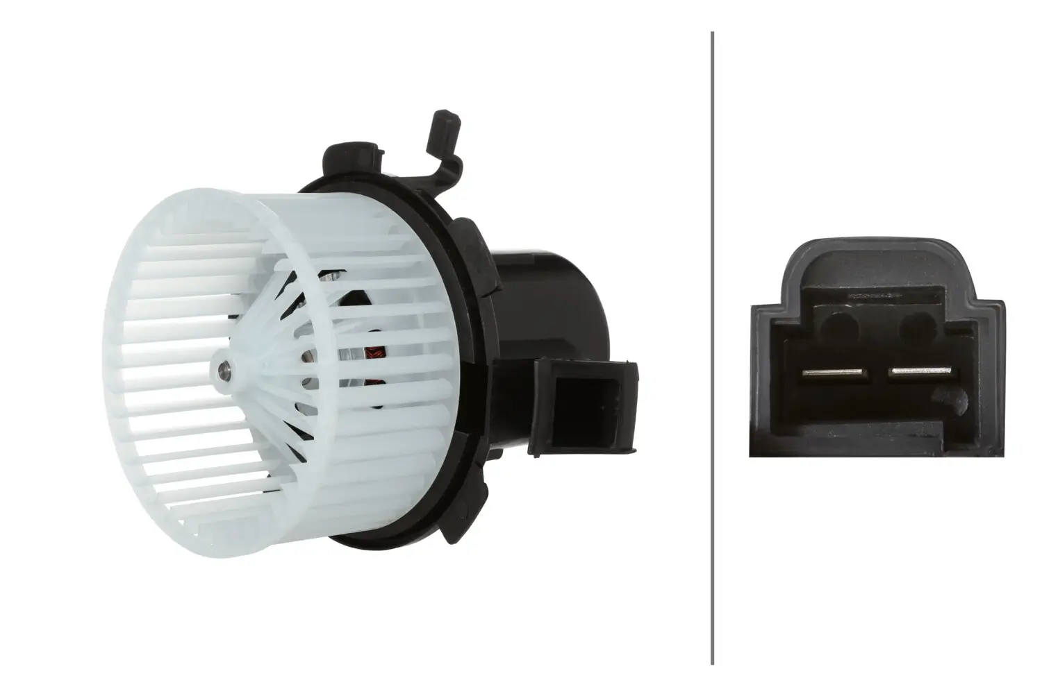 Innenraumgebläse 12 V HELLA 8EW 366 400-371